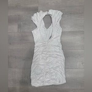 Bebe white mini dress size xs